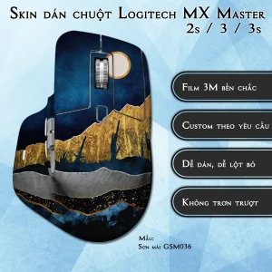 Skin dán chuột Logitech MX Master 2, 2s, 3, 3s mẫu Sơn mài GSM036