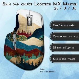 Skin dán chuột Logitech MX Master 2, 2s, 3, 3s mẫu Sơn mài GSM047