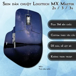 Skin dán chuột Logitech MX Master 2, 2s, 3, 3s mẫu Trời đêm buồn