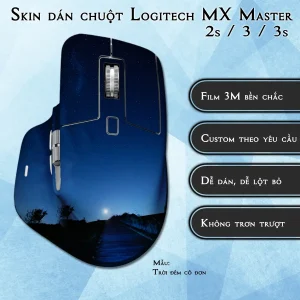 Skin dán chuột Logitech MX Master 2, 2s, 3, 3s mẫu Trời đêm cô đơn