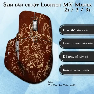 Skin dán chuột Logitech MX Master 2, 2s, 3, 3s mẫu Tản Viên Sơn Thần lsm061