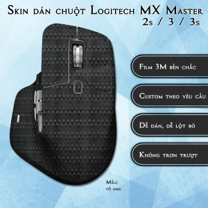 Skin dán chuột Logitech MX Master 2, 2s, 3, 3s mẫu tổ ong
