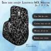 Skin dán chuột Logitech MX Master 2, 2s, 3, 3s mẫu X-cross trắng đen Skin dán chuột Logitech MX Master 2, 2s, 3, 3s mẫu X-cross trắng đen