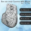 Skin dán chuột Logitech MX Master 2, 2s, 3, 3s mẫu X-cross đen trắng Skin dán chuột Logitech MX Master 2, 2s, 3, 3s mẫu X-cross đen trắng