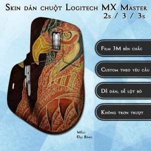 Skin dán chuột Logitech MX Master 2, 2s, 3, 3s mẫu Đại Bàng