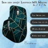 Skin dán chuột Logitech MX Master 2, 2s, 3, 3s mẫu đá xanh ghép viền vàng Skin dán chuột Logitech MX Master 2, 2s, 3, 3s mẫu đá xanh ghép viền vàng