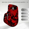 Skin dán chuột Logitech MX Master 2, 2s, 3, 3s mẫu camo đỏ đen Skin dán chuột Logitech MX Master 2, 2s, 3, 3s mẫu camo đỏ đen
