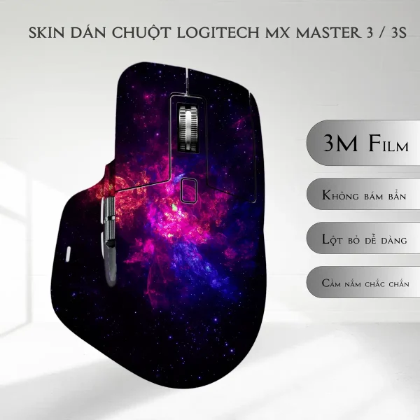 Skin dán chuột Logitech MX Master 2, 2s, 3, 3s mẫu không gian space178