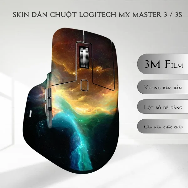 Skin dán chuột Logitech MX Master 2, 2s, 3, 3s mẫu không gian space188