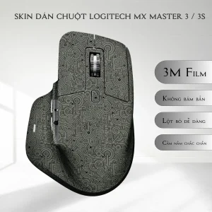 Skin dán chuột Logitech MX Master 2, 2s, 3, 3s mẫu mạch điện tròn