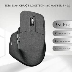 Skin dán chuột Logitech MX Master 2, 2s, 3, 3s mẫu màu vải xams
