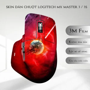 Skin dán chuột Logitech MX Master 2, 2s, 3, 3s mẫu sao băng