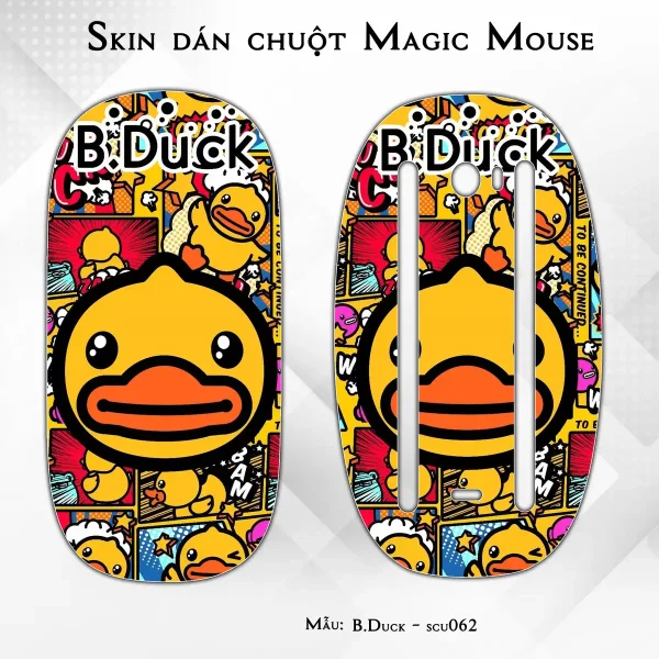 Skin dán chuột Magic Mouse mẫu B.Duck - scu062