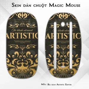 Skin dán chuột Magic Mouse mẫu Bìa sách Artistic Editor