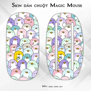 Skin dán chuột Magic Mouse mẫu chim cánh cụt