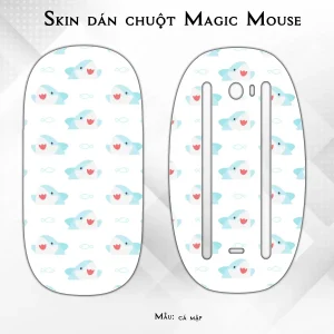 Skin dán chuột Magic Mouse mẫu cá mập