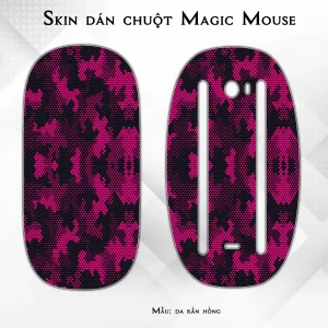 Skin dán chuột Magic Mouse mẫu da rắn hồng