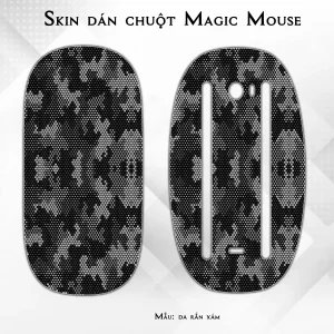 Skin dán chuột Magic Mouse mẫu da rắn xám