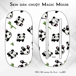 Skin dán chuột Magic Mouse mẫu Dễ thương So Cute - scu003