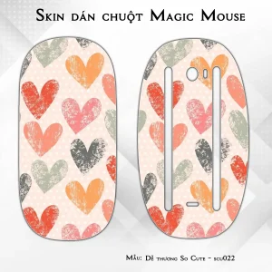 Skin dán chuột Magic Mouse mẫu Dễ thương So Cute - scu022