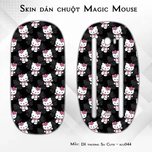 Skin dán chuột Magic Mouse mẫu Dễ thương So Cute - scu044