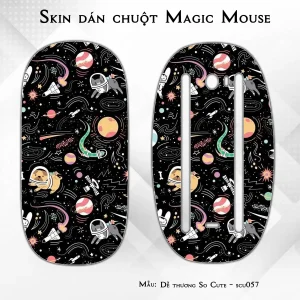 Skin dán chuột Magic Mouse mẫu Dễ thương So Cute - scu057