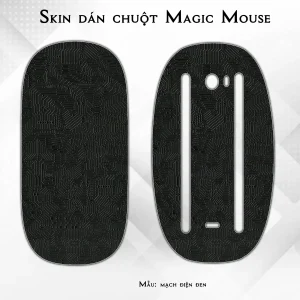 Skin dán chuột Magic Mouse mẫu mạch điện đen