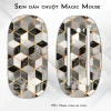 Skin dán chuột Magic Mouse mẫu Ombre cubes đen trắng Skin dán chuột Magic Mouse mẫu Ombre cubes đen trắng