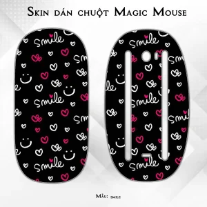 Skin dán chuột Magic Mouse mẫu smile