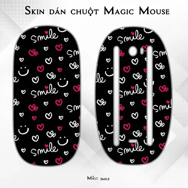 Skin dán chuột Magic Mouse mẫu smile