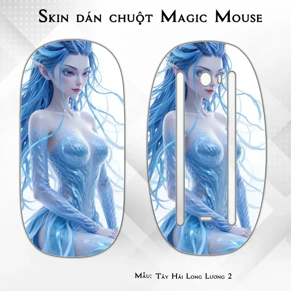 Skin dán chuột Magic Mouse mẫu Tây Hải Long Lương 2