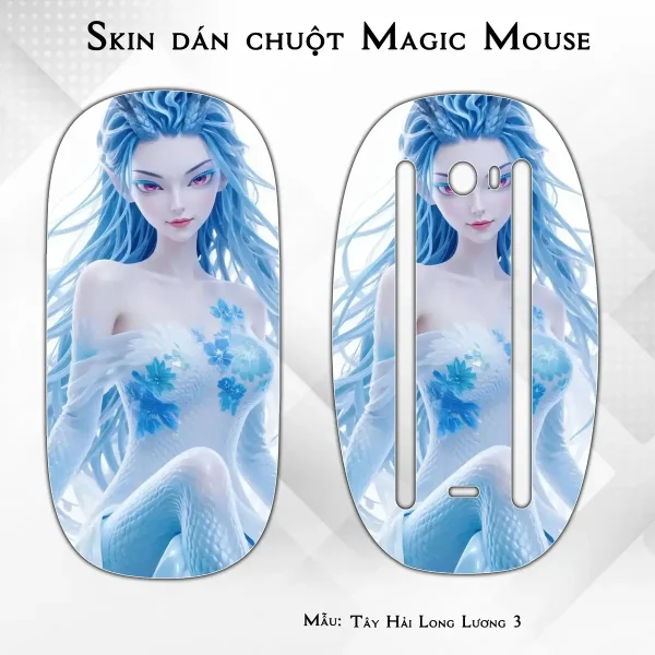 Skin dán chuột Magic Mouse mẫu Tây Hải Long Lương 3