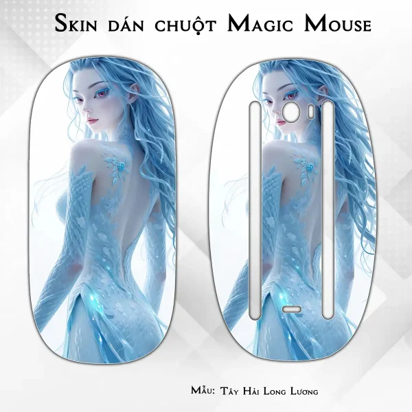 Skin dán chuột Magic Mouse mẫu Tây Hải Long Lương