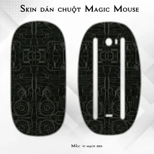 Skin dán chuột Magic Mouse mẫu vi mạch đen