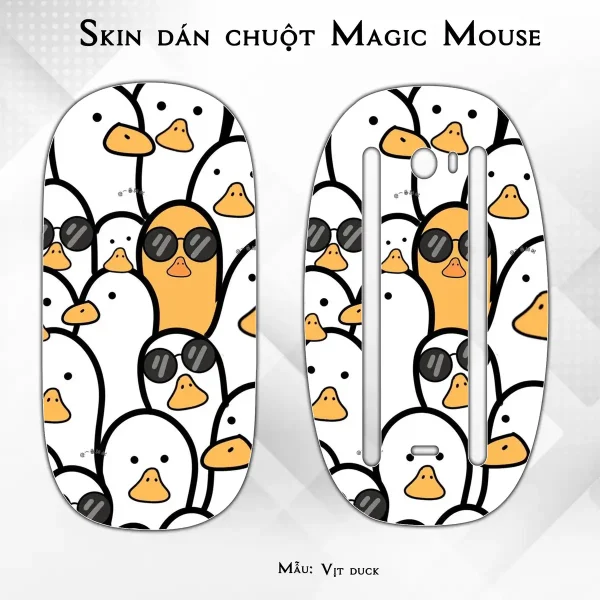 Skin dán chuột Magic Mouse mẫu Vịt duck