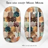 Skin dán chuột Magic Mouse mẫu đá vàng xanh xếp lẫn Skin dán chuột Magic Mouse mẫu đá vàng xanh xếp lẫn