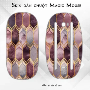 Skin dán chuột Magic Mouse mẫu đá xếp tổ ong
