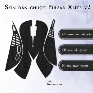 Skin dán chuột Pulsar Xlite Wireless v2 mẫu Bảng mạch đen