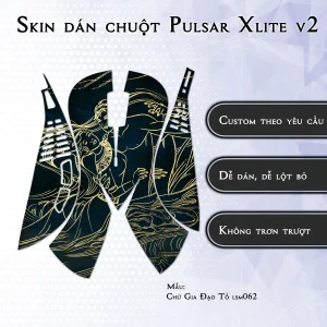 Skin dán chuột Pulsar Xlite Wireless v2 mẫu Chử Gia Đạo Tổ lsm062
