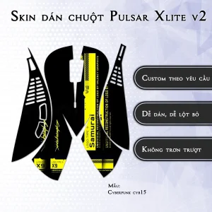 Skin dán chuột Pulsar Xlite Wireless v2 mẫu Cyberpunk cyb15