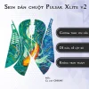 Skin dán chuột Pulsar Xlite Wireless v2 mẫu Cá chép CHR045
