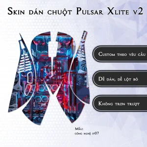 Skin dán chuột Pulsar Xlite Wireless v2 mẫu công nghệ it07