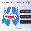 Skin dán chuột Pulsar Xlite Wireless v2 mẫu Doremon Dor025