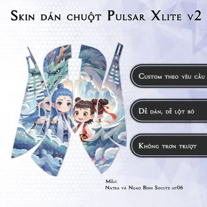 Skin dán chuột Pulsar Xlite Wireless v2 mẫu Natra và Ngao Bính Socute nt06