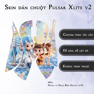 Skin dán chuột Pulsar Xlite Wireless v2 mẫu Natra và Ngao Bính Socute nt16