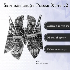 Skin dán chuột Pulsar Xlite Wireless v2 mẫu Ngũ Hổ Tướng
