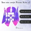 Skin dán chuột Pulsar Xlite Wireless v2 mẫu OFF White hồng tím Skin dán chuột Pulsar Xlite Wireless v2 mẫu OFF White hồng tím