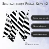 Skin dán chuột Pulsar Xlite Wireless v2 mẫu OFF White sọc đen trắng Skin dán chuột Pulsar Xlite Wireless v2 mẫu OFF White sọc đen trắng