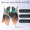 Skin dán chuột Pulsar Xlite Wireless v2 mẫu Ombre cubes xanh hồng