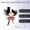 Skin dán chuột Pulsar Xlite Wireless v2 mẫu Songoku Dragon Ball 7vnr022